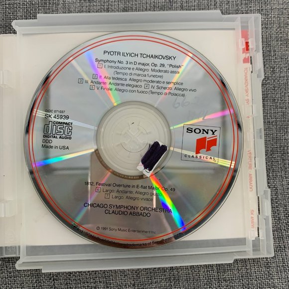 Claudio Abbado Symphony‎ Orchestra CD Sony Classical - Picture 11 of 13